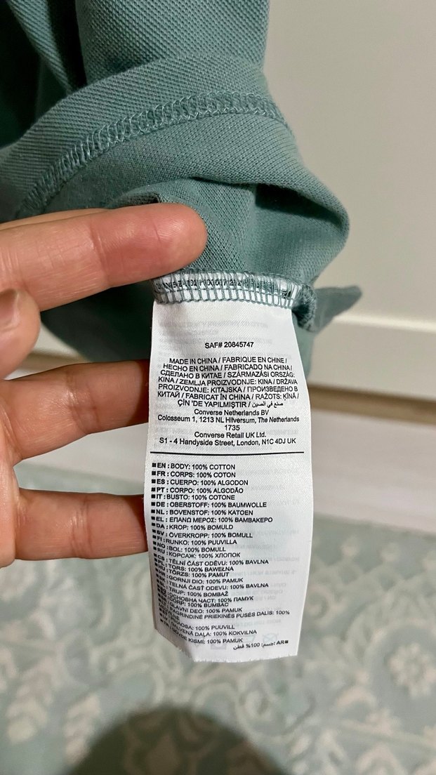 Orijinal converse Polo Tişört - Görsel 3