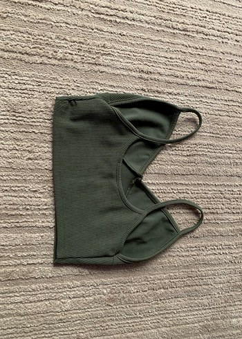 Straplı V Yaka Kadın Atlet - Görsel 2