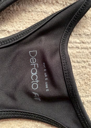 Siyah Midi Sporcu Sütyeni - Görsel 3