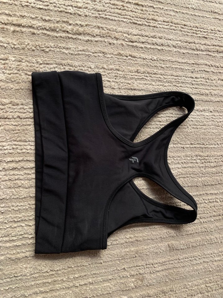 Siyah Midi Sporcu Sütyeni - Görsel 2