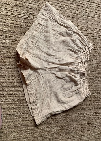 Bej Keten Addax Şort - Görsel 2