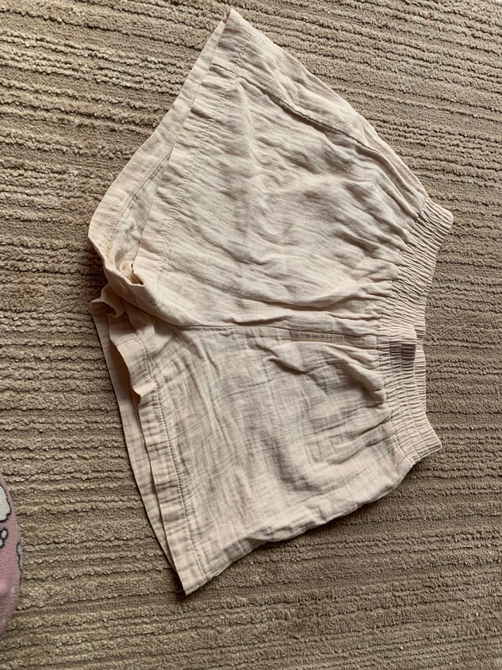 Bej Keten Addax Şort - Görsel 2