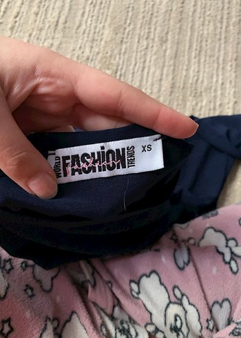 Lacivert Uzun Kollu Bluz - Görsel 2