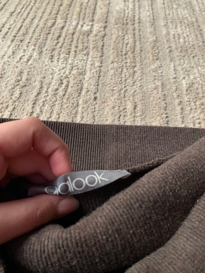 Kadın Kahverengi Kayık Yaka Triko Bluz - Görsel 3