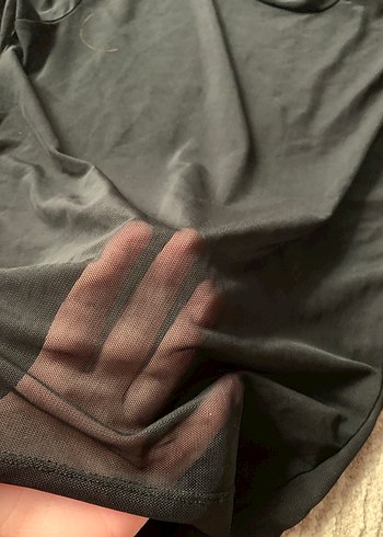 Transparan Tül Bluz - Görsel 3