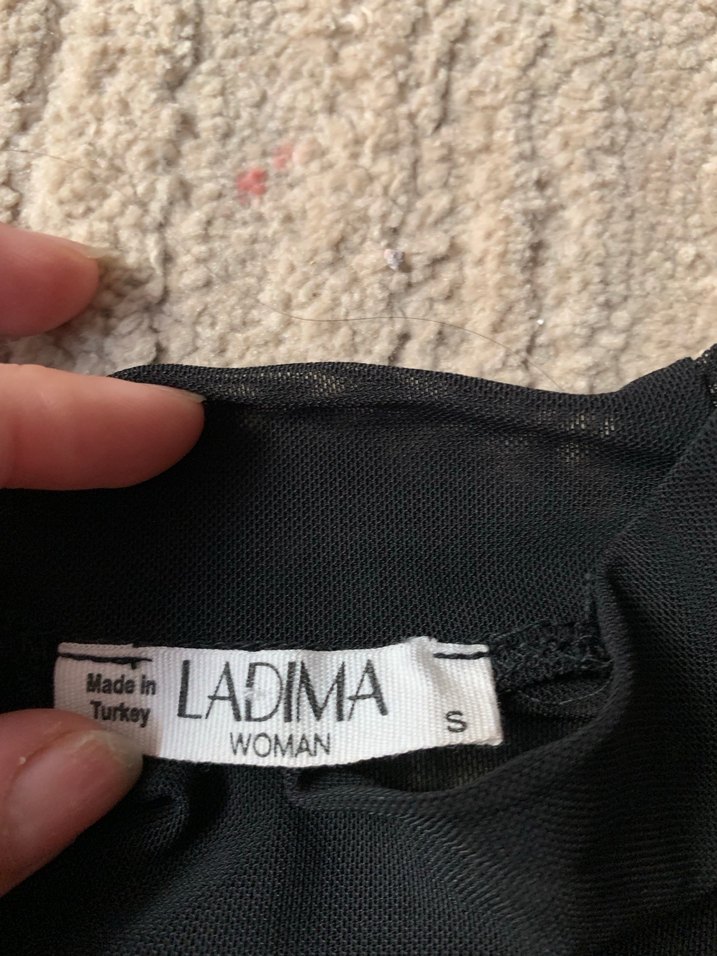 Transparan Tül Bluz - Görsel 2