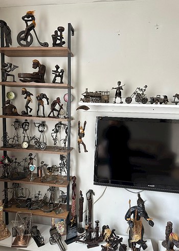 Dekoratif Metal ve Ahşap Figürler - Görsel 2