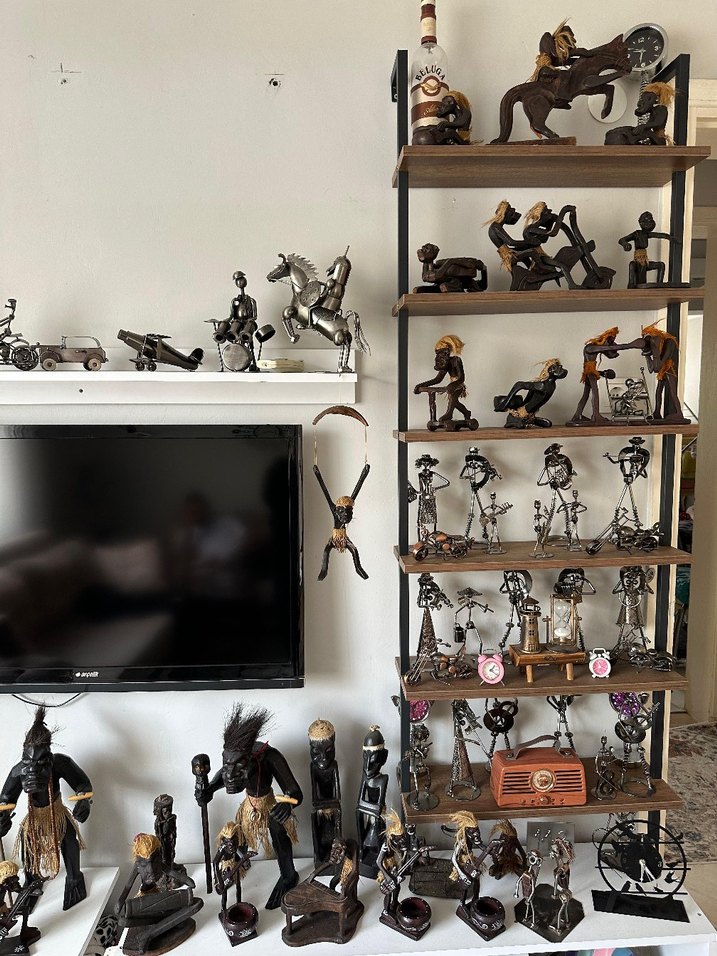 Dekoratif Metal ve Ahşap Figürler - Görsel 3