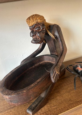 El Yapımı Ahşap Örümcek Figürü - Görsel 4