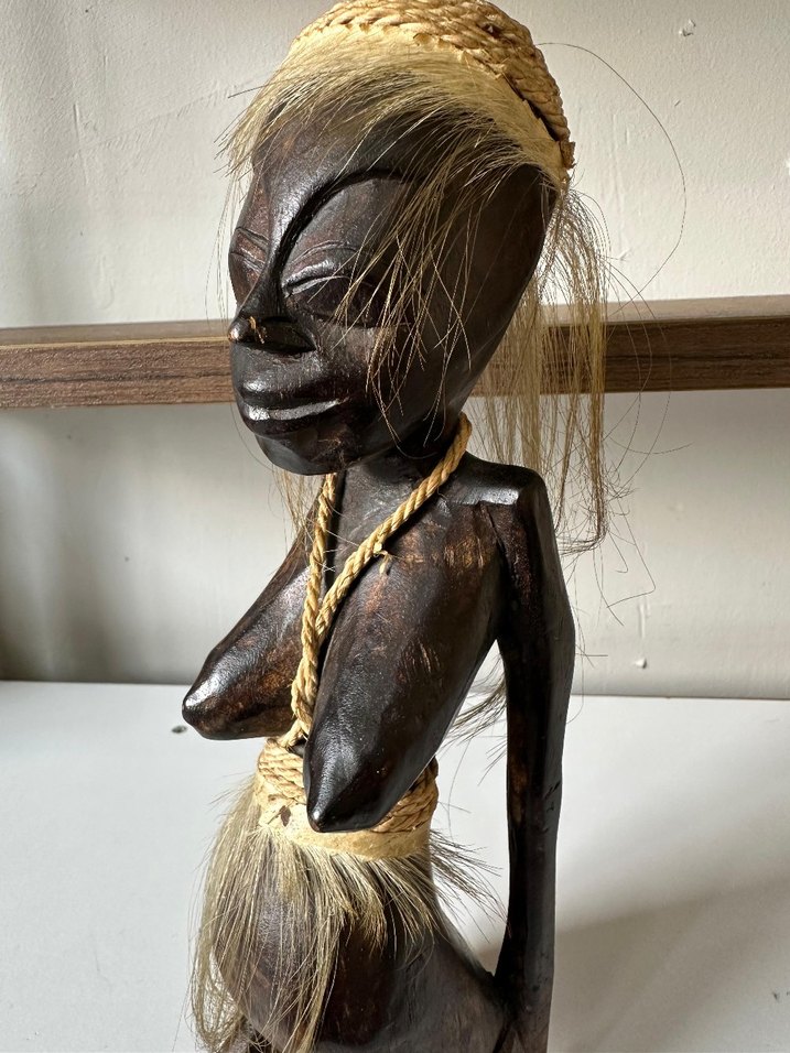 Kahverengi Ahşap Geleneksel Figürin - Görsel 2