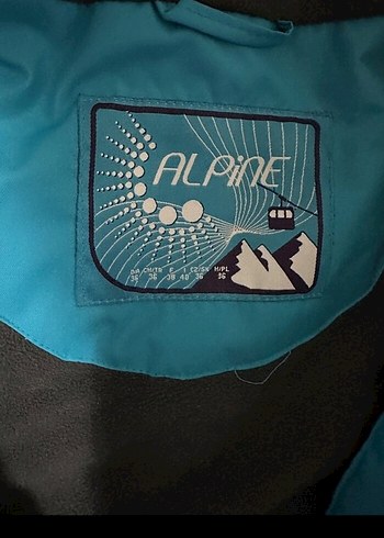 Mavi Fermuarlı Ceket kar montu - Görsel 3