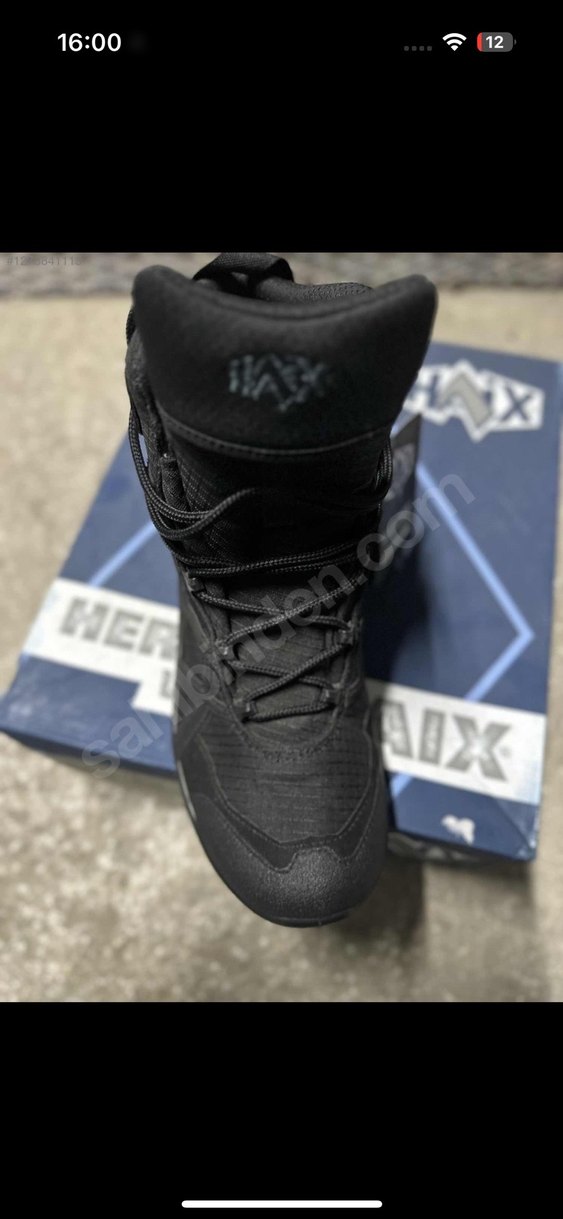 Haix kısa siyah bot - Görsel 2