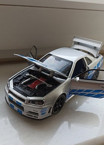 Beden Renk 1/32 ölçek Nissan Skyline GTR R34 Ocaner style Nismo