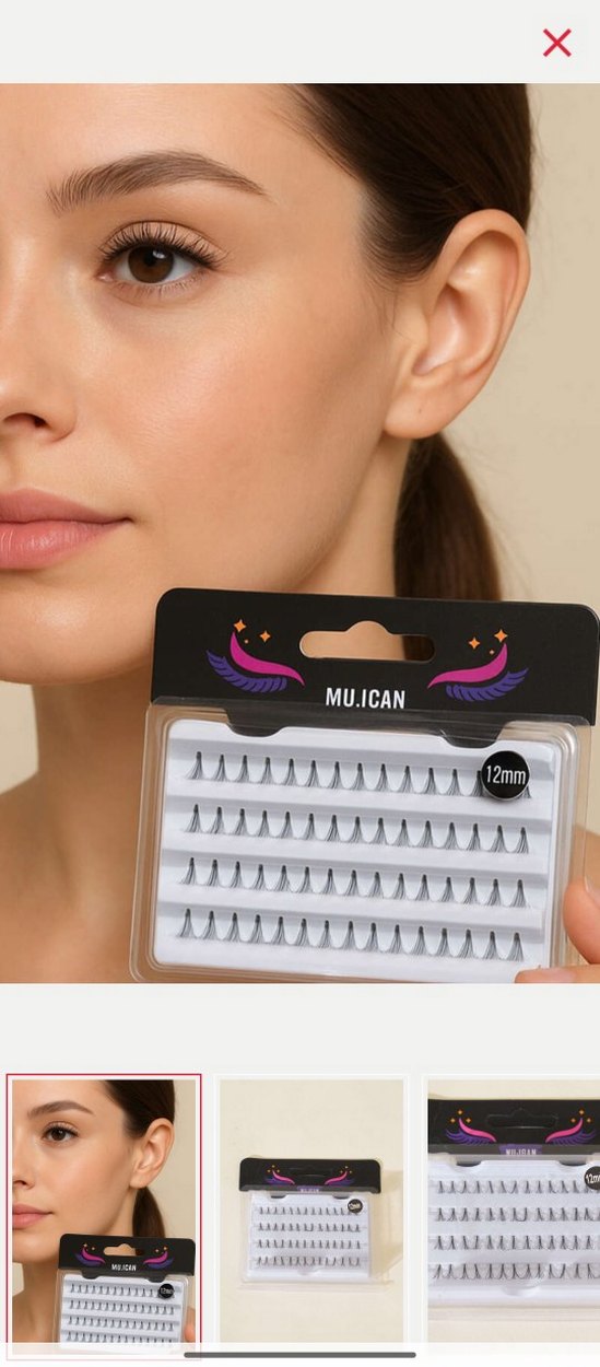 tekli takma kirpik - Görsel 2