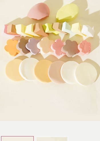 Pastel Renkli Çoklu Makyaj Süngeri Seti - Görsel 2