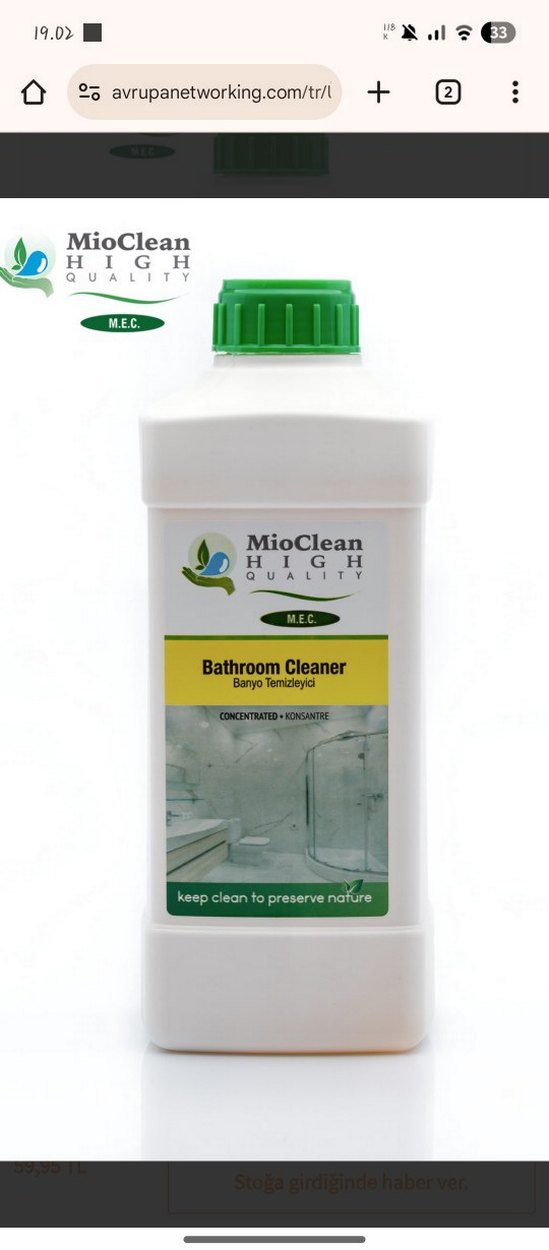 MioClean Pas ve Kireç Çözücü - Görsel 2