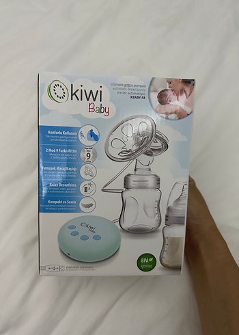 Kiwi Baby Otomatik Göğüs Pompası Mavi