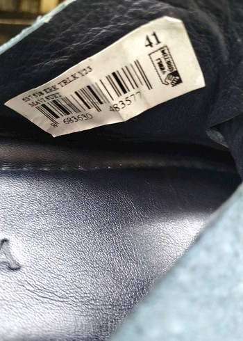 Mavi Tokalı Erkek Terlik - Görsel 5