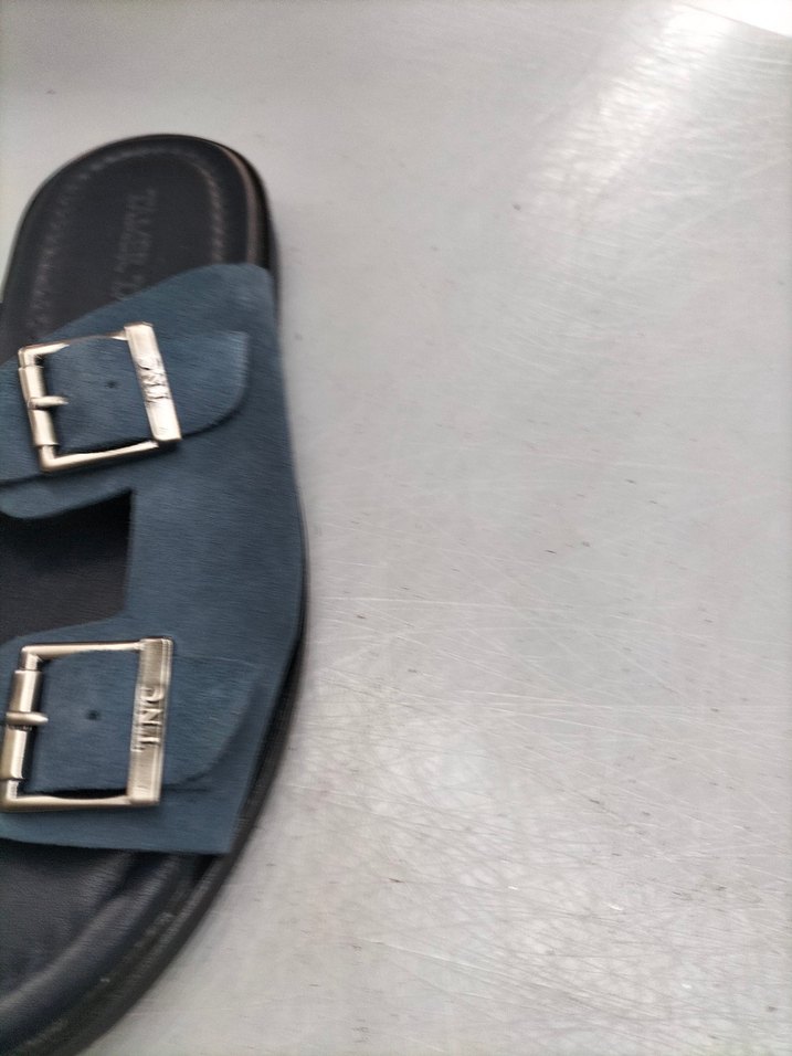 Mavi Tokalı Erkek Terlik - Görsel 3