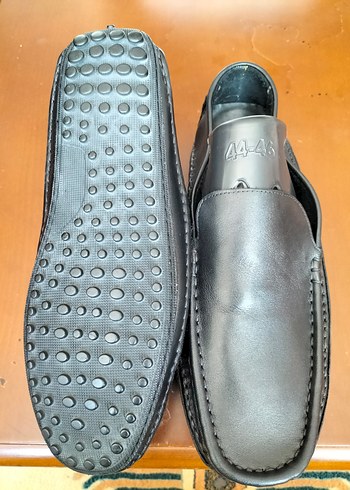 Siyah Deri Biker Ayakkabı Kılıfı - Görsel 4