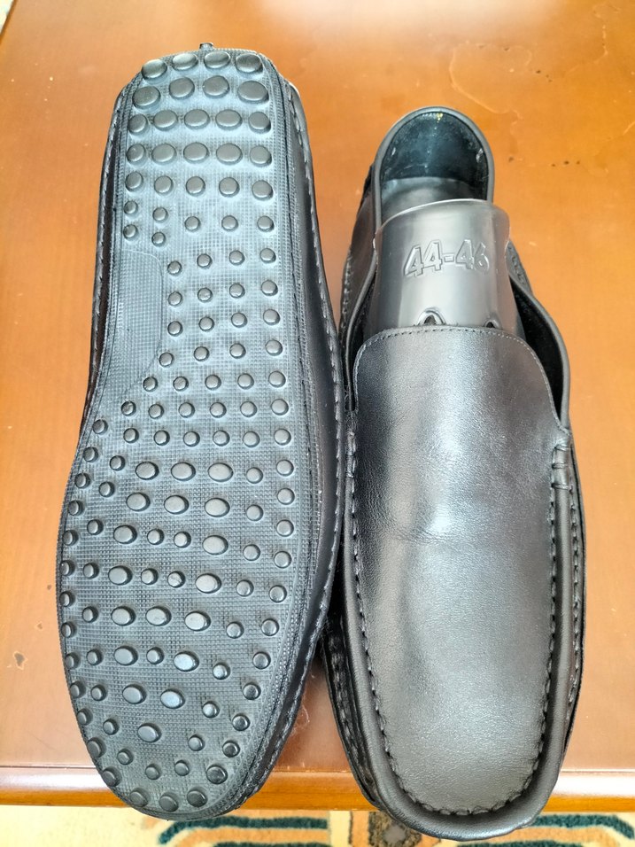 Siyah Deri Biker Ayakkabı Kılıfı - Görsel 4