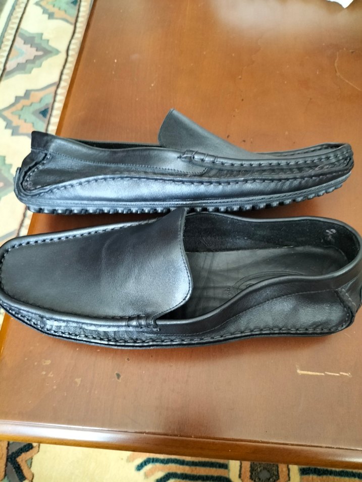 Siyah Deri Biker Ayakkabı Kılıfı - Görsel 3