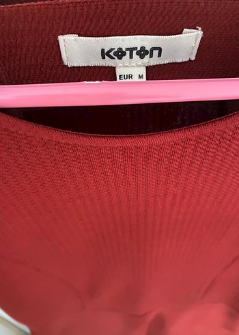 Bordo Kadın Elbise - Görsel 5