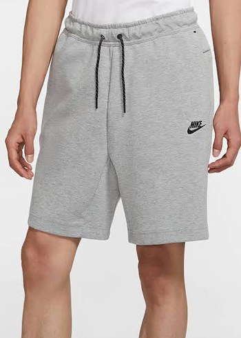 Gri Nike Spor Rahat Kesim Şort