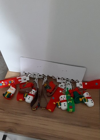 Renkli Yeni Yıl Temalı Anahtarlık Seti tane hesabi