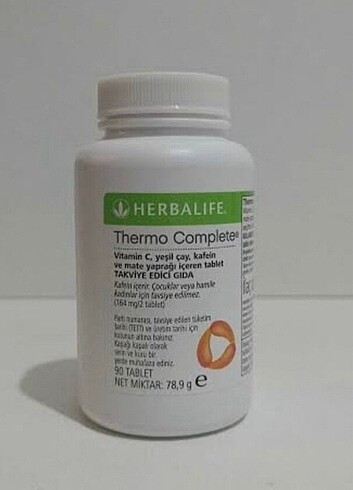 Diğer Herbalife Thermo Complete Yağ Yakıcı Tablet