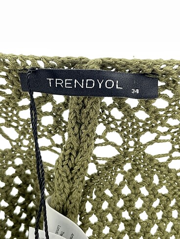 34 Beden yeşil Renk Trendyol & Milla Kısa Elbise %70 İndirimli.