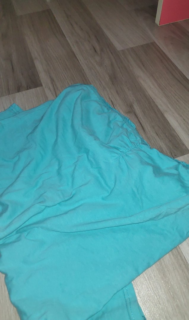 Turkuaz Renkli Midi Hamile Eteği - Görsel 2