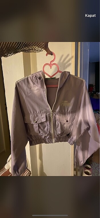 Bershka Ceket lila
