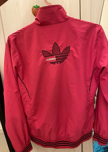 Adidas Pembe Fermuarlı Uzun Kollu Kadın Ceket