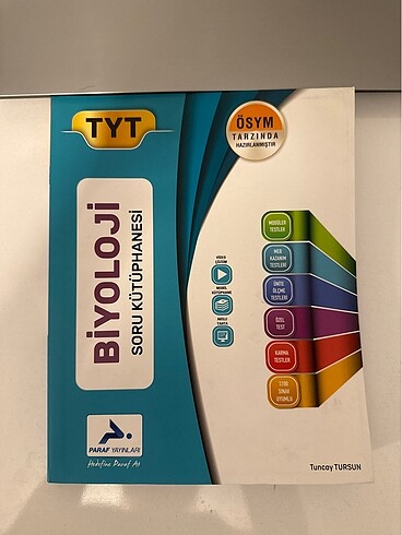 Paraf yayınları tyt biyoloji kitabı