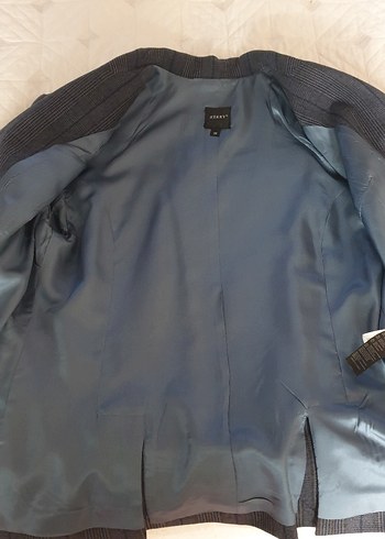 Düğmeli Kadın Blazer Ceket ve pantalon - Görsel 5