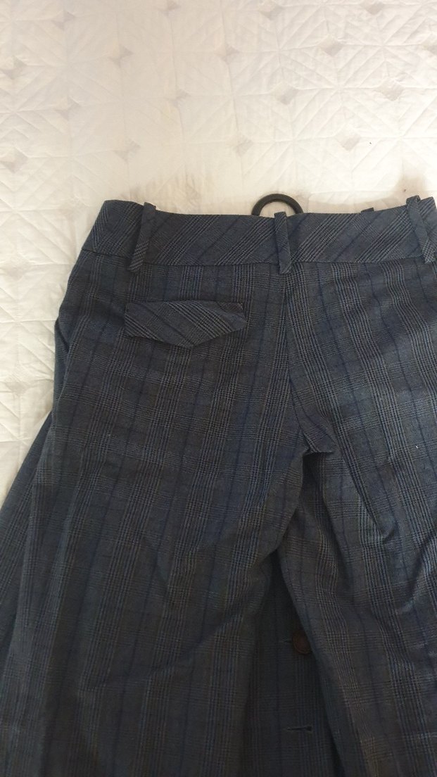 Düğmeli Kadın Blazer Ceket ve pantalon - Görsel 3