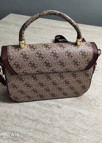 Guess Kahverengili bordolu askılı Kadın Çanta - Görsel 2