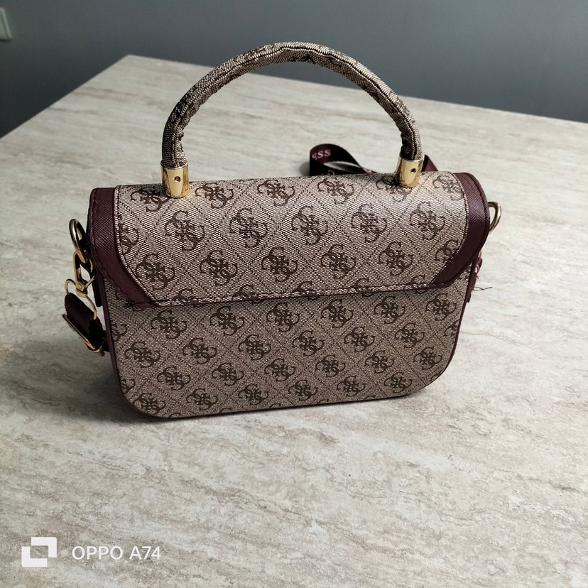 Guess Kahverengili bordolu askılı Kadın Çanta - Görsel 2