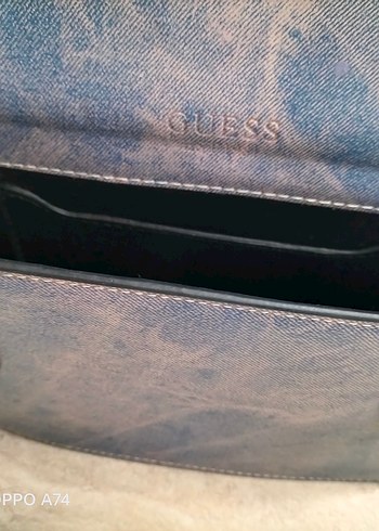 Zincir Detaylı Mavi Denim Kadın Çanta - Görsel 4