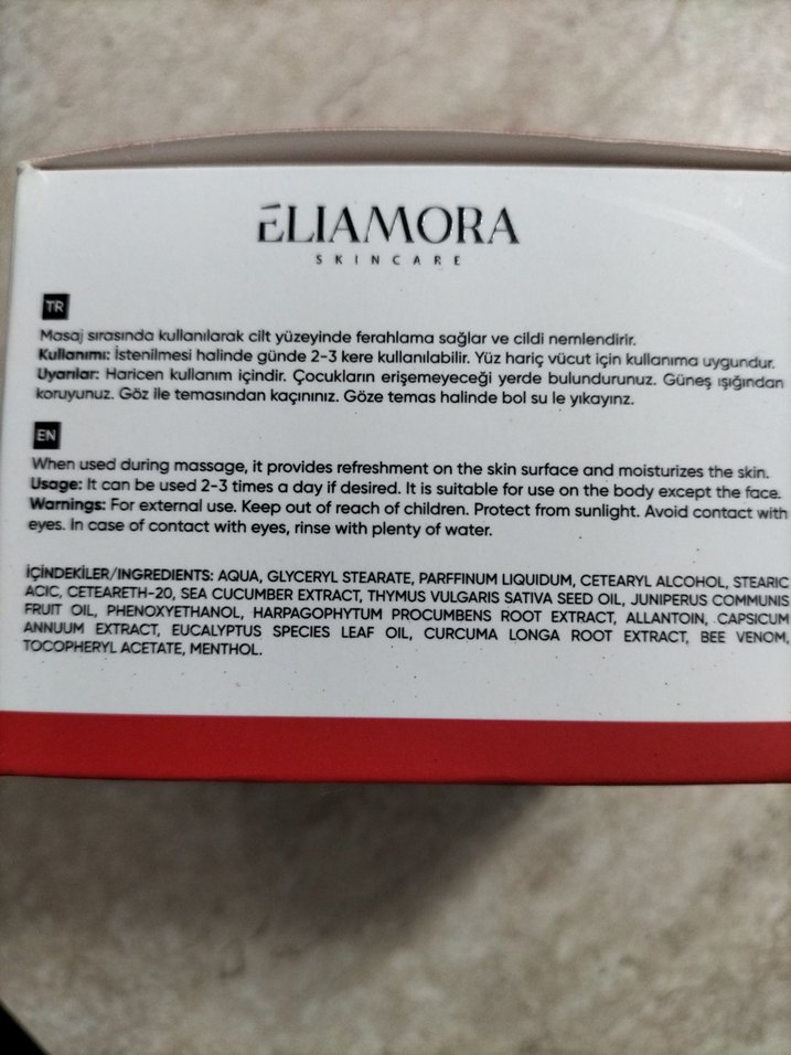 Elıamora Devil's Claw setan pençesi masaj kremi 
100 ml - Görsel 3