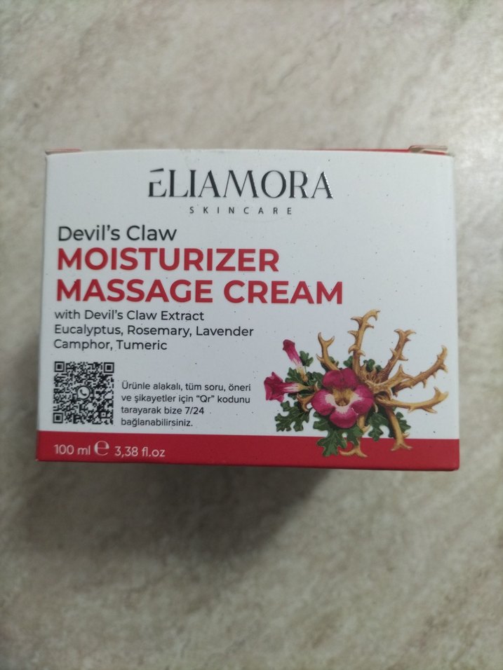 Elıamora Devil's Claw setan pençesi masaj kremi 
100 ml - Görsel 2