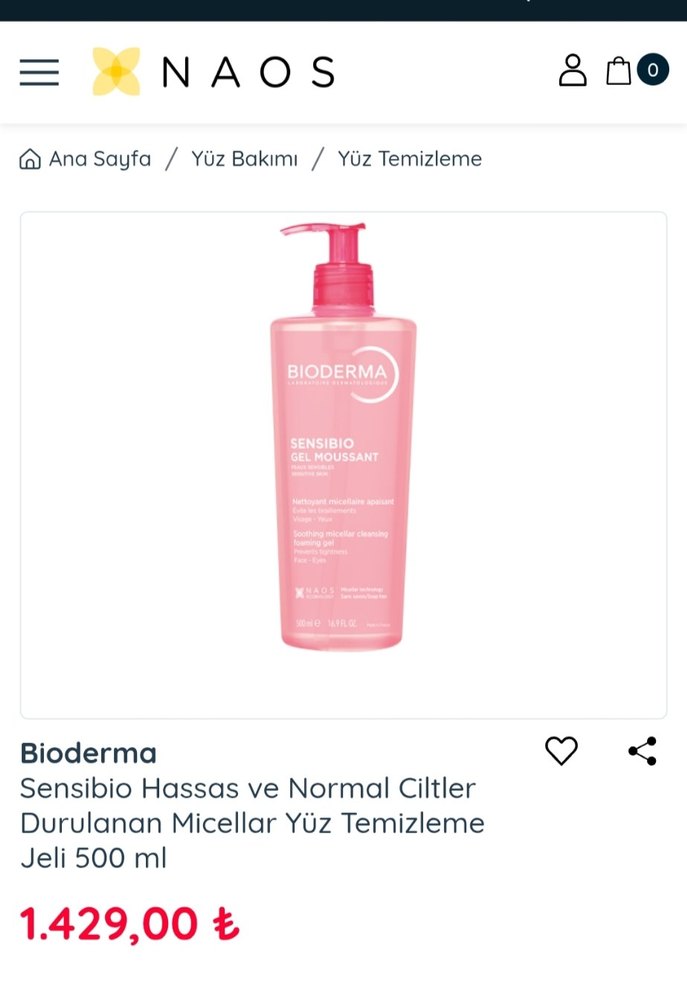 Bioderma Sensibio Köpüren Yüz Temizleyici Jel - Görsel 3
