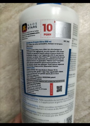 Bioderma Atoderm Ultra Nemlendirici Krem - Görsel 3