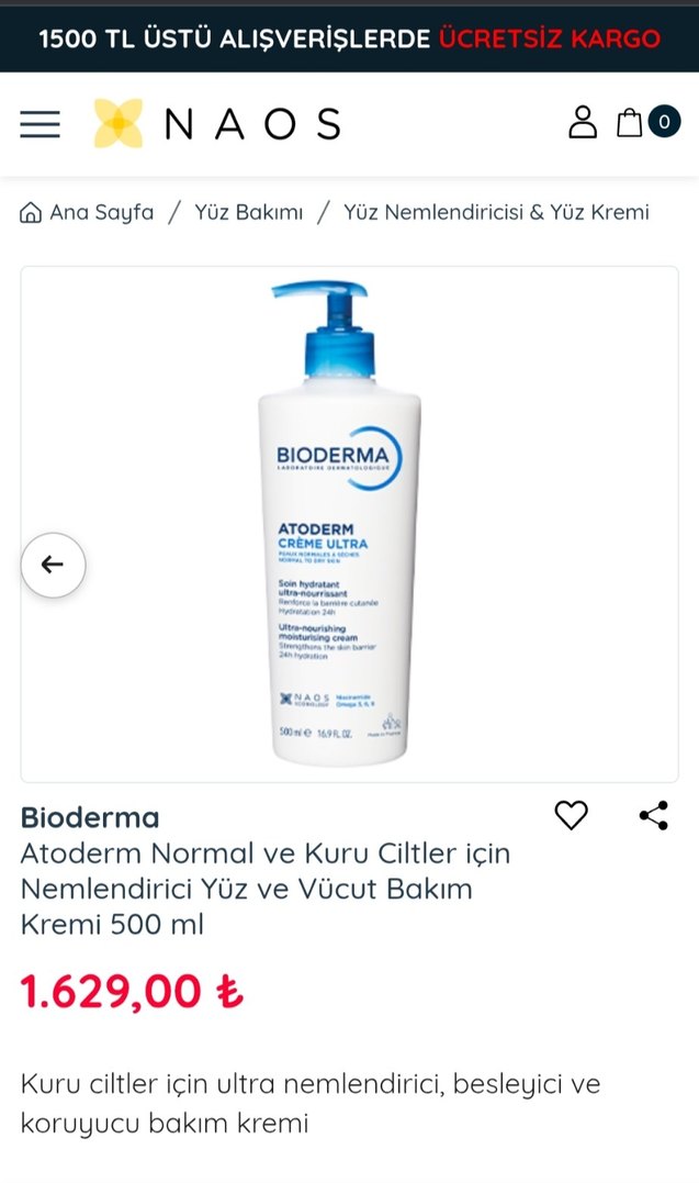 Bioderma Atoderm Ultra Nemlendirici Krem - Görsel 4