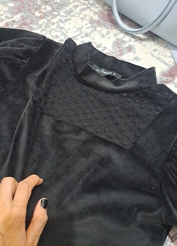 Zara Midi elbise siyah
