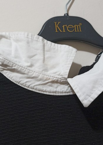 LC Waikiki Siyah Basic Uzun Kollu Triko Tunik