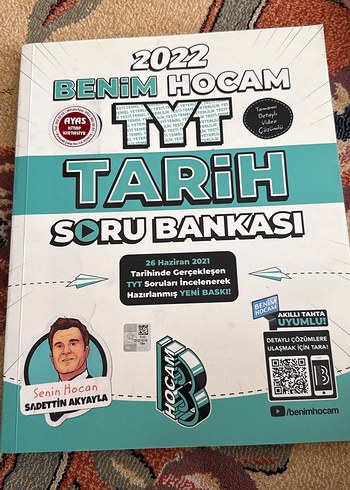 2022 Benim Hocam TYT Tarih Soru Bankası