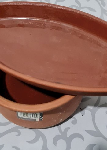 Beden Kahverengi Seramik Kek Kalıbı ve Fırın Kabı