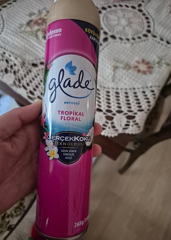 Glade Tropikal Çiçek Oda Parfümü Aerosol - Görsel 2